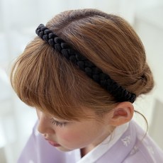 chenny bongbong 幼兒用黑檀木基本款韓服髮帶