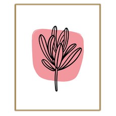 추상 일러스트 063 그림 인테리어액자 IDP-063, 골드