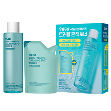 ISOI 伊所愛 亮白積雪草苷淡痕舒緩化妝水 300ml + 補充包 300ml 套組