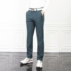 맨즈 시크릿 밴딩 체크 패턴 슬랙스