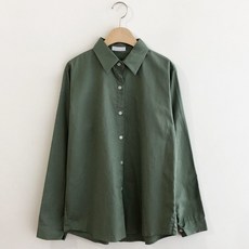 SUGARFUN 女款素色長袖襯衫