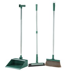 掃帚+畚箕組 綠色, 1套