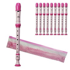 HDC YOUNG CHANG 德國高音直笛 10入, 粉紅色 (YSRG-50P)