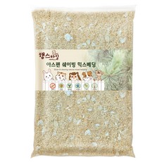 햄스타일 반려동물 아스펜 쉐이빙 믹스베딩 지퍼백 화이트, 1개, 4kg