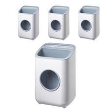 Mondeuspot 收納達人 餐具筒 YT_RB263_AY, 藍色, 4個