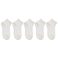 parkgoon 女性MJ羅紋短襪5雙組