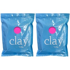 專業用黏土, 螢光粉紅, 2個