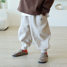 sonyun market 兒童用刷毛P線剪裁羅紋束口褲