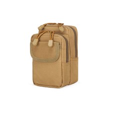 알로하리안 포켓 밀리터리 다용도 파우치, 02 진흙 색, 1개