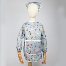 베베슈에뜨 아동용 방수 긴팔 미술가운 두건 세트