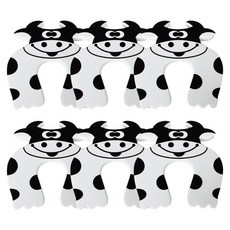 iclat 門防撞動物門墊牛, 乳牛款, 6入