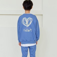 vavkids 童款愛心印花長袖上衣+長褲組