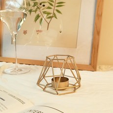 心動市集 北歐幾何蠟燭臺 03 b型 小, 單一顏色