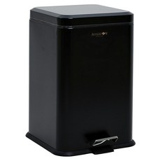 Sparrowhouse 腳踏垃圾桶 20L 家用辦公室不銹鋼垃圾桶 20L, 啞光黑