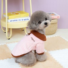 Koopets 狗狗絲絨T恤, 1個, 粉紅色