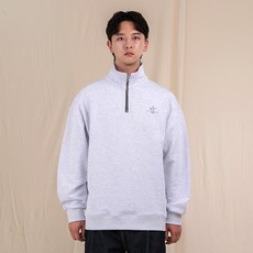 엘라모 남녀공용 반집업 카라 맨투맨