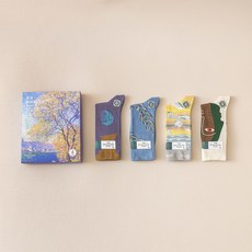 Well Life 悅生活 Best buy 法國秋冬莫内系列油畫風襪襪禮盒 8雙