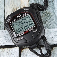 큐앤큐 스포츠 스톱워치, HS45J-001Y, 1개