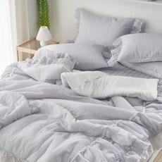 지베딩 프릴리 스노우리플 모달 이불베개세트