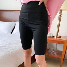 Lalaon 女性基本款簡約彈性五分內搭褲 TSP1639