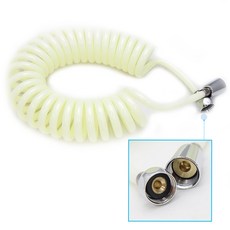 水龍頭花灑噴霧器 PVC 雙絞軟管 5m, 1個