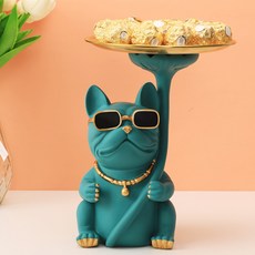 Boss Cat&Dog擺飾托盤, 狗綠色