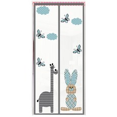 JOYnJOY 廚房隔板防寒乙烯基窗簾, 長頸鹿
