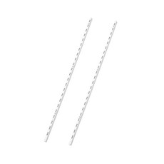 奧維爾通道 25 間距單通道支柱白色, 白色, 2個