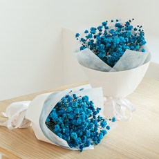 COCODOR 珂珂朵爾 不凋鮮花永生滿天星花束 小號 2入, 藍色