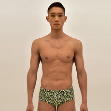 檸檬糖 陰影萊姆 短版四角泳褲 LSSMN0035