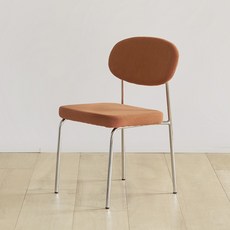 룸앤홈 더블린체어, 브라운, 1개
