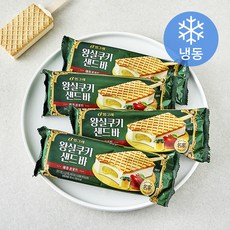 빙그레 왕실 쿠키 샌드바 애플 콩포트 (냉동), 4개, 1개입, 90ml