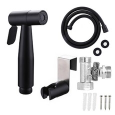 MIRINAE 不銹鋼噴槍套組黑色 SUS 304, 1組, 黑色