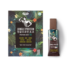 아임벅 정글프로틴바 초코, 10개, 45g