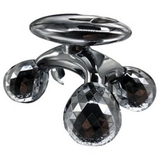 퍼플빈 4D 얼굴 괄사, 1개, 메탈