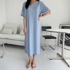 BORIMOM 孕婦涼感短袖連身裙 CH328