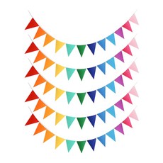 ABM 毛氈彩虹拉花, 5個, 隨機出貨