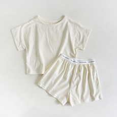 예루예나 맘스메이드 아동용 이지 홈웨어 솜사탕 잠옷 상하의 세트