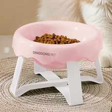 DING DONG PET 寵物蛋糕陶瓷餐具, 粉紅色, 1個