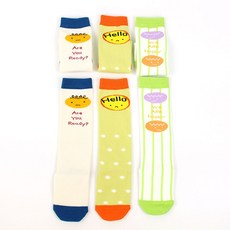 cocoB DOROTHY 兒童Sio防滑及膝襪3雙組