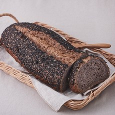 브로드카세 발효종 통밀 흑임자 깜바뉴, 500g, 1개입, 1개