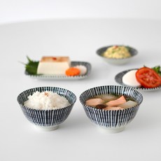 NICOTT 三得利 單人獨食餐具組 5件組, 混合色, 飯碗 + 湯碗 + 圓碟 + 小碟 + 方碟, 1套