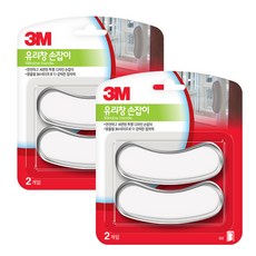 3M 玻璃窗手把貼, 4個