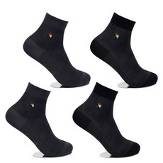 Arnold Palmer 男士夏季紳士西裝襪實木 2 件 x 2 件套 TKA04, 黑色，鼠標色