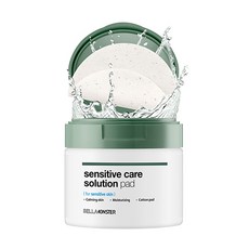 BELLAMONSTER 敏感護理解決方案棉片 90片, 180ml, 1罐