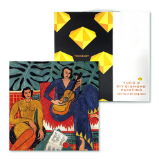 TUCO.B 藝術寶石十字繡 DIY 套組 25 x 25 cm, 亨利·馬蒂斯 音樂(D25-1), 1套