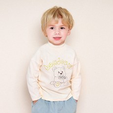 mollimelli 兒童款 New Heart Foot 半高領T恤