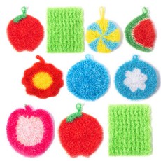 壓克力菜瓜布 隨機出貨, 1個, 10個