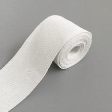 純棉織帶 50mm x 900cm, 白色, 1個