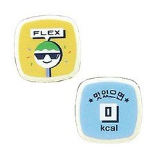 indigo 2種Dalom便利店支持郵票, 5 FLEX，6 美味 0kcal, 1組